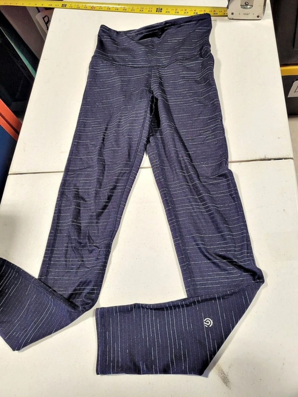 Champion Women's Athletic Footless Leggings Purple Size XS